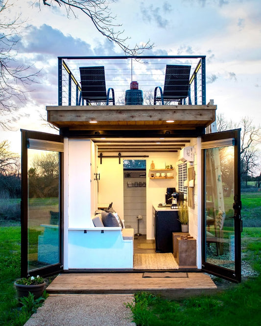 Convert Container Door into Glass Door